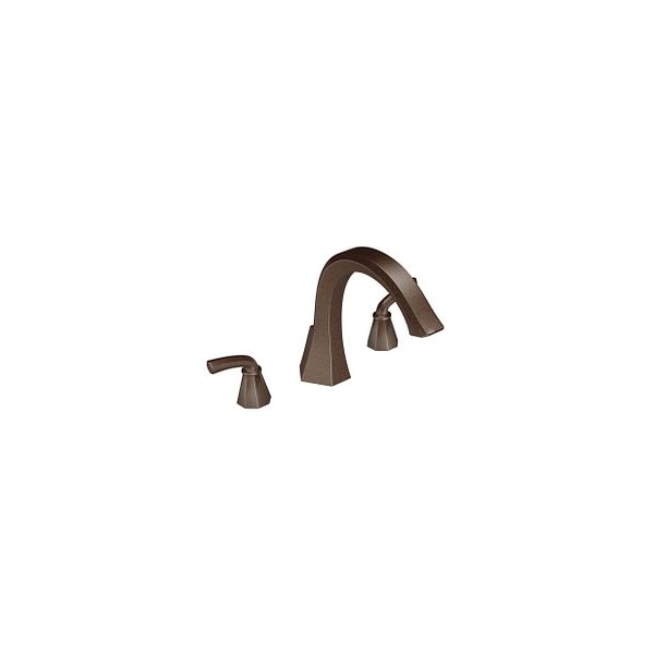 Oil Rubbed Bronze Two-Handle Roman Tub Faucet